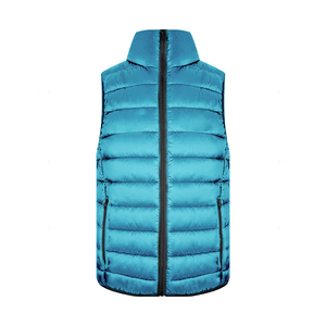 Custom Men's Winter Puffer Vest Plain Woven Bomber Jacket Loose <b>Warm</b> Sleeveless <b>Gilet</b> Outdoor Casual Winter Clothes 2026 - Product Image 1
