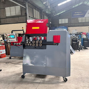 Máquina Automática para Doblar y Cortar Estribos de Alambre de Acero Inoxidable con Sistema PLC CNC, Motor y Componentes de Motor de 2.6kW y 450kg - Product Image 5