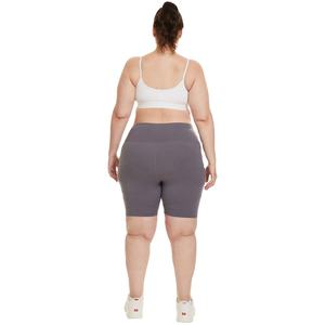 Custom Summer Shorts for Ladies Casual Woman Solid Colors Hot Sale New Style 100% Cotton Shorts for Women's Shorts - Product Image 3