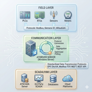 ซอฟต์แวร์การสื่อสารอุตสาหกรรมแบบหลายโปรโตคอลสำหรับ PLC, SCADA และ IIoT |   เซิร์ฟเวอร์ ATDriver - Product Image 5