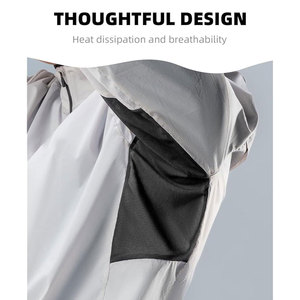 Veste de pluie en toile pour homme sur mesure - Veste d'hiver imperméable et respirante de style streetwear à capuche de haute qualité fabriquée sur mesure - Product Image 4