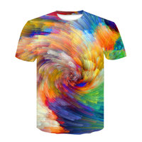 Camiseta de Punto Sólida con Estampado Gráfico para Hombre, 100% Algodón, Corte Regular, Logotipo Personalizado, Ropa Casual de Moda, Transpirable y de Secado Rápido