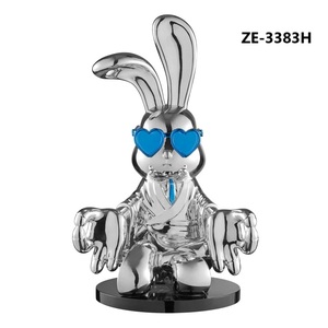 Escultura Abstracta Premium de Aluminio Chapada en Oro con Impresión Digital, Decoración Artística Personalizada para Interiores Modernos - Product Image 2