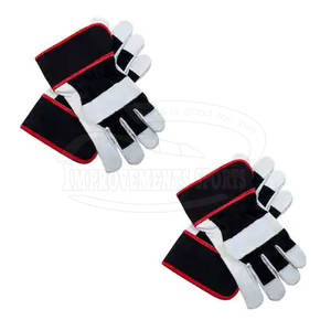 Gants de travail en vente directe d'usine Gants de travail à usage général Gants de travail en cuir de sécurité - Product Image 2