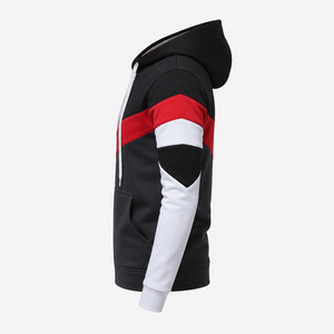 Sudadera con capucha para hombre, estilo casual, con bloques de color y bolsillo canguro - Product Image 2