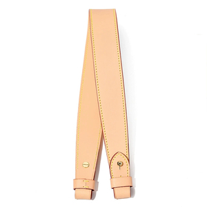 Sangles de sac à main en cuir Vachetta véritable perforé Lst547 pour remplacement, sangle de sac à bandoulière de luxe vintage personnalisée - Product Image 5