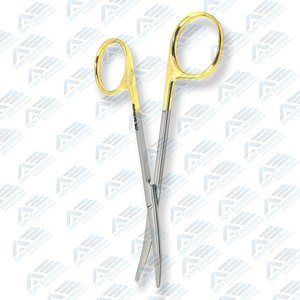 Tc Kilner ciseaux à dissection fine inserts en carbure de tungstène anneaux en or pince chirurgicale ciseaux à dissection Instrument médical - Product Image 3