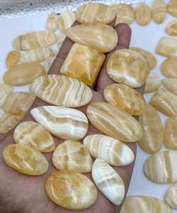Agate naturelle jaune, coupes poire et ovale, pierres précieuses en vrac pour la fabrication de bijoux, fournisseur en gros |   Fabricant direct d'usine - Product Image 6