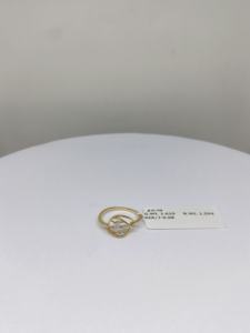 Anillos de Cóctel Elegantes de Oro Rosa con Diamantes para Mujer, Diseño Moderno y Elegante - Product Image 2