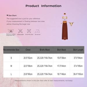 Disfraz de lencería de princesa árabe para mujer, falda maxi, sujetador metálico y gargantilla con cadena, ropa de danza del vientre, para una cita temática - Product Image 6