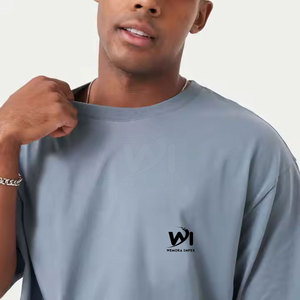 Camiseta Oversize para Hombre, 100% Algodón, con Logo Impreso, Precio Económico, Ligera, de Secado Rápido, Corte Holgado, para Uso en Exteriores - Product Image 5
