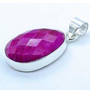 Pendentif en forme de croix en alliage de cuivre et rubis, fait main, haute qualité, bijoux de qualité supérieure pour femmes, vente en gros - Product Image 3