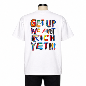 T-shirt pour homme en coton 100% de qualité supérieure, 200 GSM, coupe ample, épaules tombantes, OEM |   Fabricant de vêtements streetwear avec impression personnalisée - Product Image 5