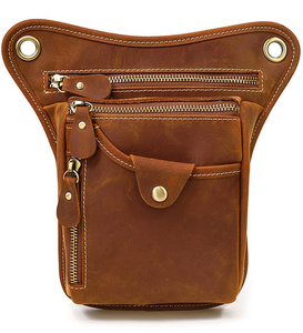 Sac de cuisse classique en cuir avec sangle réglable, pochette élégante pour femme et homme, idéal pour les voyages décontractés en extérieur, ajustement sécurisé, utilisation quotidienne. - Product Image 5
