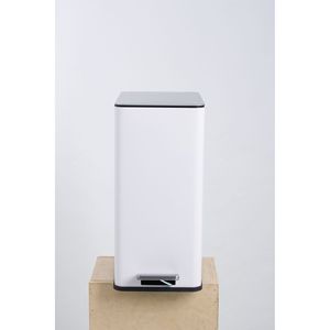 SSTC102-15L-W Cestino per Rifiuti da Cucina in Acciaio Inox 15L Bianco - Product Image 4