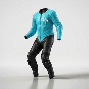 ชุดหนังมอเตอร์ไซค์ผู้ชาย ดีไซน์คุณภาพพรีเมียม สไตล์ล่าสุด ชุดแข่งหนังแท้สำหรับฤดูหนาว รับสั่งตัดตามแบบ - Product Image 5