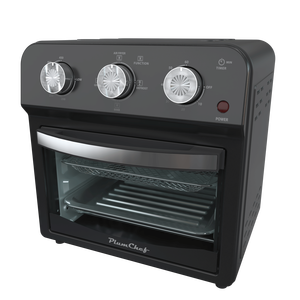 12.5 friggitrice multifunzione da 1500W da un quarto di cottura 4 modalità di cottura 7-in-1 in acciaio inossidabile nero arrosto al forno per cuocere alla griglia - Product Image 2
