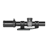 Lunette de visée SPINA OPTICS Tricore 1-8X24, en alliage d'aluminium, étanche, tactique, pour la chasse et les sports de plein air