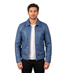 Blousons de moto d'hiver pour hommes en cuir, homologués course, imperméables, anti-UV, respirants, à manches longues, modèle Iron Rider - Product Image 1