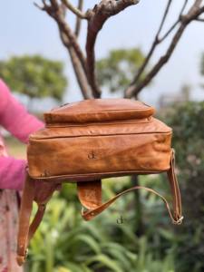 Sac à dos en cuir véritable Crunch sacs multi-usages Offre Spéciale sac d'ordinateur portable en cuir véritable sac à dos sac d'école cahiers - Product Image 4