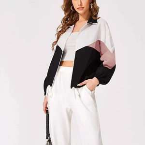 <b>Women</b> Hooded Windbreaker Coat <b>Lightweight</b> Outdoor Sports <b>Jacket</b> Breathable Zip Front Casual Daily Wear Protective - Product Image 2