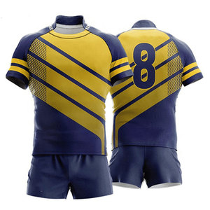 <b>Top</b> Quality Rugby Uniform New Design <b>Low</b> Price Rugby Uniform Football Team Clothing Durable Custom Rugby Kit Professional Sports - Product Image 1