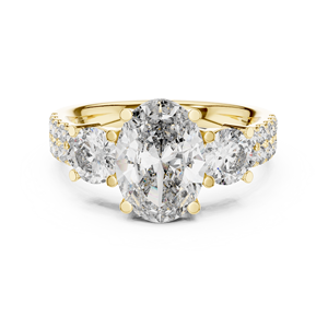 Anillo de compromiso de plata de ley 925 con moissanita y halo oculto, joyería al por mayor, fábrica OEM ODM - Product Image 1