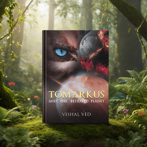 Tomarkus y el Planeta Traicionado de Vishal Ved, impresión de libros de tapa blanda personalizados. - Product Image 3
