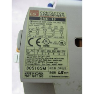 Contactor LS MEC GMD-18, 420670 - Equipo y Piezas de Semiconductores de Confianza de Global Legacy Semiconductor - Product Image 1