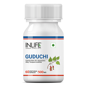 Cápsulas de Extracto de Tallo de Guduchi 500mg, Extracto Herbal Ayurvédico de Giloy Tinospora Cordifolia, 60 Cápsulas Vegetarianas - Product Image 1