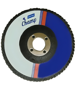 Disco de Láminas Champ de Óxido de Aluminio, Grano 60/80/120, Tamaños de 4 y 5 Pulgadas, para Uso en Seco - Product Image 1