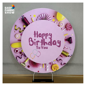 <span class=keywords><strong>Havana</strong></span> Nights тематический круглый наволочка для фона с индивидуальным размером и дизайном для украшения дня рождения украшения для церемонии украшения из воздушных шаров - Product Image 4