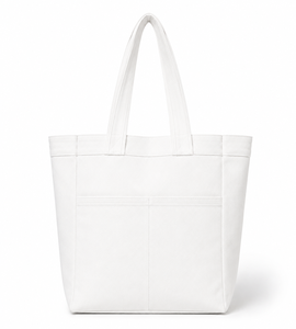 Canvas Tote <b>Bag</b> <b>Large</b> Navy White Panelled Shoulder Handle Shopping <b>Beach</b> <b>Bag</b> - Product Image 5