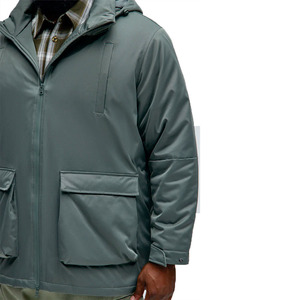 เสื้อแจ็คเก็ตไนลอนกันน้ำสำหรับผู้ชายแบบมีฮู้ดสำหรับฤดูหนาว เสื้อพาร์กาสำหรับกิจกรรมกลางแจ้งแบบมีฉนวนกันความร้อน เสื้อผ้ากันหนาวแบบกำหนดเอง รับผลิตแบบ OEM ขายส่ง - Product Image 5