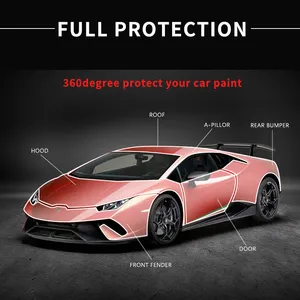 Film de voiture PPF avec protection TPU Anti-jaunissement résistant aux rayures auto-cicatrisant auto-adhésif Protection de la peinture Auto Body Wrap