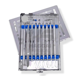 Kit de Microcirugía Oral Manual de Acero Inoxidable, Juego de Microcirugía con Recubrimiento Cerámico para Injerto de Tejidos Blandos, Periodontal y Periapical - Product Image 1