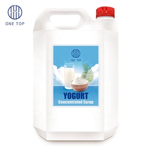 Jarabe de yogur concentrado en forma líquida para ingredientes de té de burbujas presentes en embalaje de botella - Product Image 5