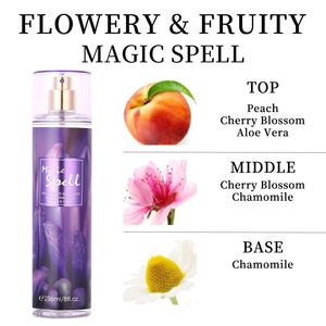 Brume corporelle parfumée florale 8 fl.oz pour femmes, rafraîchissante pour un usage quotidien, célébrations, parfum longue durée, cadeau - Product Image 2