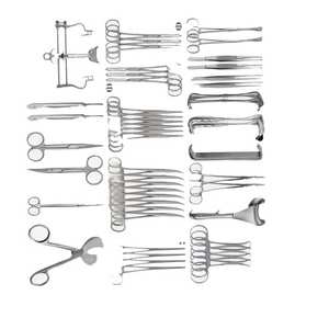 Juego de Instrumentos Quirúrgicos para Cesárea, 50 Piezas, Acero Inoxidable, Herramientas de Cirugía Obstétrica, Kit Quirúrgico para Cesárea, Portátil - Product Image 6