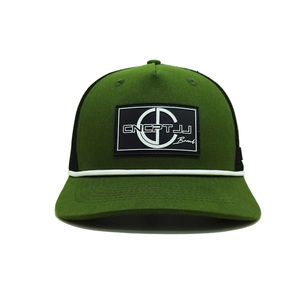 หมวกแก๊ปทรงทรัคเกอร์ 5 ชิ้น ผลิตในเวียดนาม พร้อมแผ่นยางปักแบบกำหนดเอง และตาข่ายระบายอากาศสำหรับสวมใส่กลางแจ้ง - Product Image 1