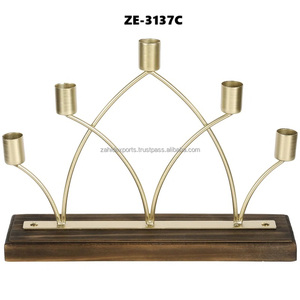 Luxury Candle Holder for Event Decoration Metal Handmade Candle Holder Modern <b>Table</b> Centerpiece Religious <b>Activities</b> - Product Image 6