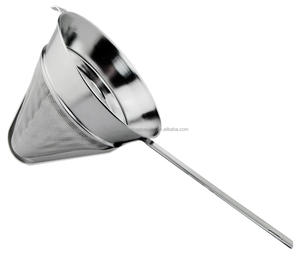 Stainless Steel Bouillon <b>Strainer</b> Extra Fine <b>Mesh</b> Stainless Steel Metal Colanders & <b>Strainers</b> Reusable Henry Foodservice - Product Image 3