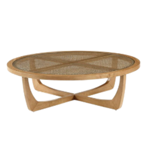 Living Room Coffee Table Round Shape Home Furniture Teak Wood Materials Manufacturing In Indonesia - Product Image 4