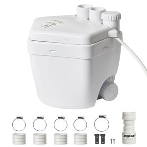 Pompa per lavatoio industriale 1/3 HP 120 Volt 1750 GPH con prevalenza 18 piedi, sistema di pompaggio per lavanderia in rame per impieghi gravosi - Product Image 1