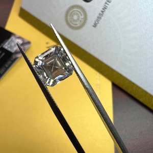 Diamante Cultivado en Laboratorio con Corte Asscher, Piedra Suelta, Color DEF, VVS1, Anillo de Compromiso al por Mayor, Gema Blanca Certificada CVD - Product Image 5