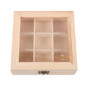 Boîte à bijoux en bois naturel artisanale avec couvercle, design rectangulaire classique personnalisé, organisateur de rangement à charnières pour usage domestique - Product Image 4