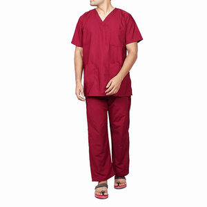 Fashionable Hospital Uniforms Washable Stretchy Cotton <b>Nurse</b> Scrubs for Women Men Made Hospital-Grade Canvas for <b>Nurses</b> Patients - Product Image 1