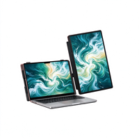 Moniteur portable 15,6 pouces 1080p FHD IPS LCD, double écran d'extension pour ordinateur portable, multi-scénarios, sans pilote requis, faible lumière bleue