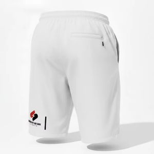 Pantalones Cortos Deportivos para Hombre, 100% Algodón, Sólidos, Transpirables, Cintura Elástica, Verano, Casuales, Logotipo Personalizado, Venta al Por Mayor - Product Image 4