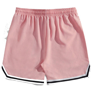 Pantalones Cortos Deportivos Casuales de Verano para Hombre, con Logotipo Personalizado en la Parte Delantera, Cintura Elástica Alta, Satén Ecológico, Impermeables, de Secado Rápido, OEM - Product Image 6